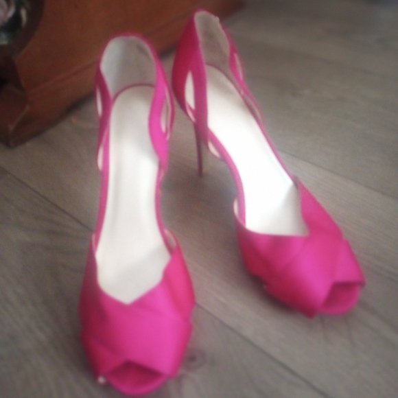 David's Bridal Shoes - Elegant Pink Women's Heels By David's Bridal